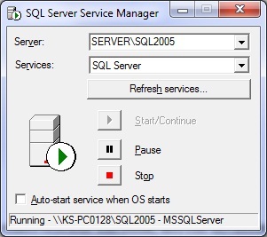 SQL szerver elérési útja - SQL2005